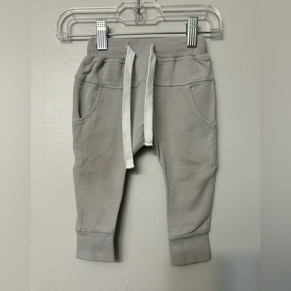 Little Bipsy Older grey joggers Size 6-12m - Picture 1 of 5
